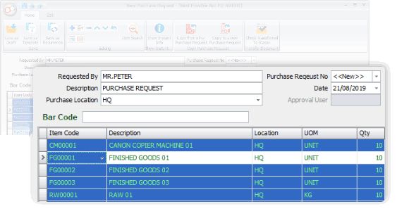 feature tab