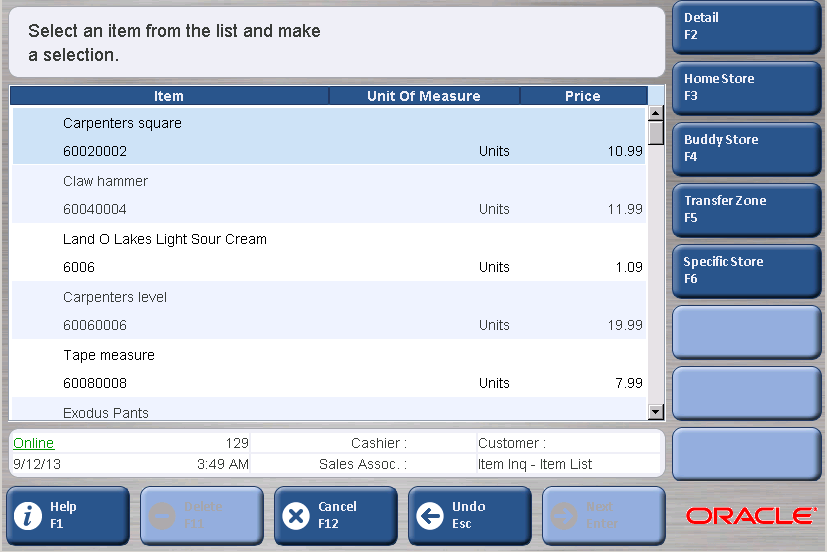 feature tab